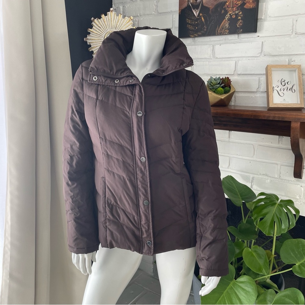Kenneth Cole Brown Down Winter Coat